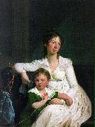 Portrait of a Noblewoman with her Son Jens Juel